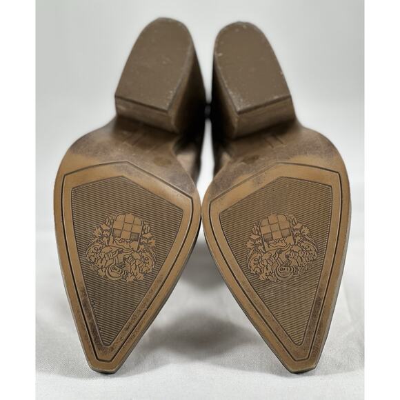 Vince Camuto Gigietta Sz 7M Snakeskin Booties Shoes Ankle Boots Womens Heels - Picture 11 of 14